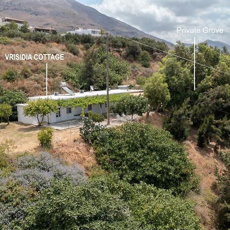 Vrisidia Cottage - Nature, Seaview & Relax Плакиас Екстериор снимка